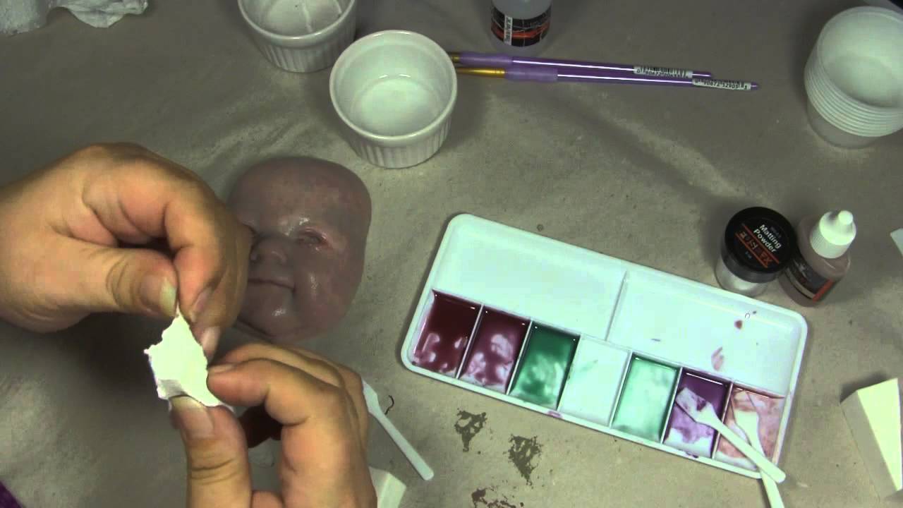 How to Paint with Platinum Silicone -  Part 7