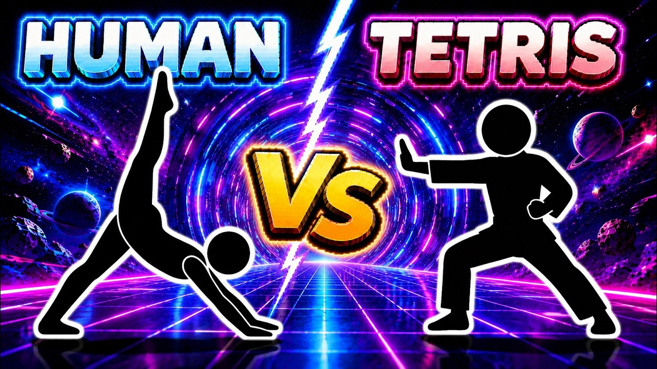 HUMAN TETRIS PVP BATTLE ⚔️ | Balance vs Reach: Who Wins? | Immersive Interactive Warm-Up #16