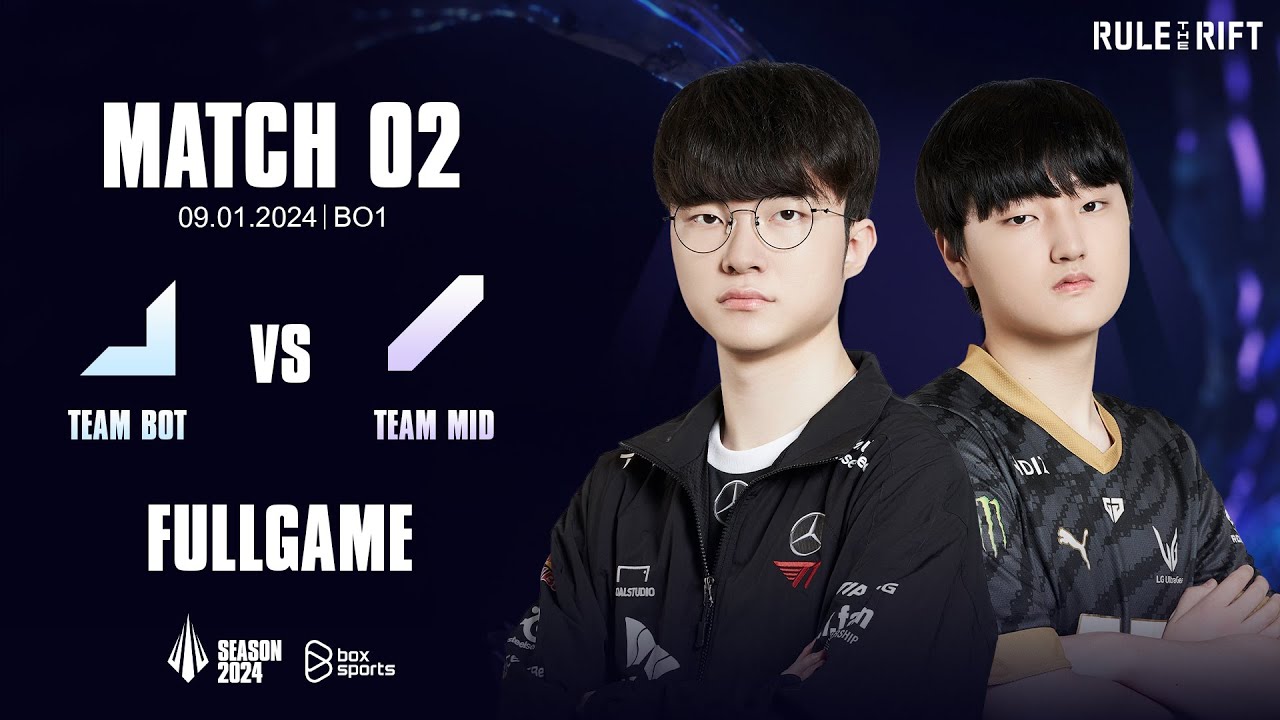 TEAM BOT vs TEAM MID | BL Tiếng Việt | 2024 SEASON OPENING | RULE THE RIFT