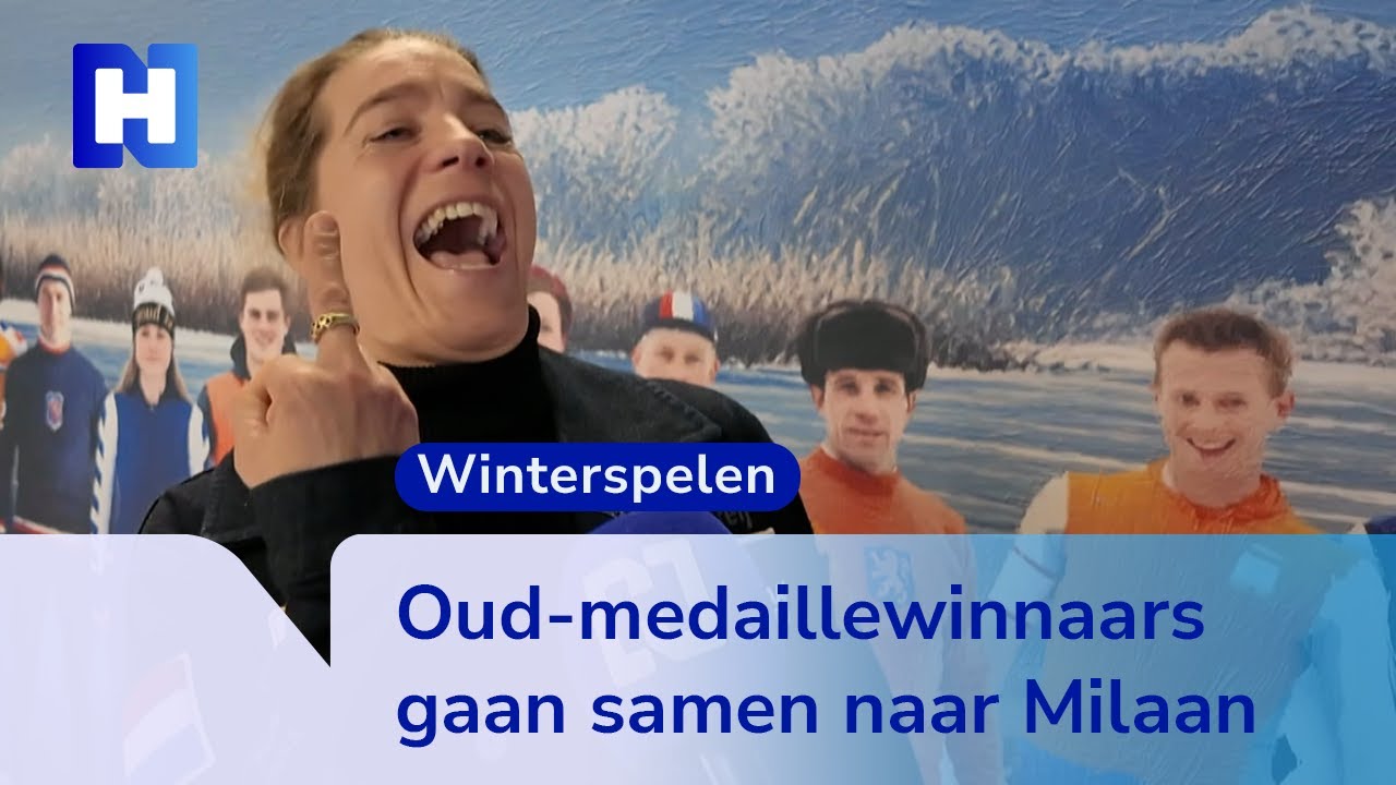 Oud-medaillewinnaars vertrekken samen naar de Winterspelen in Milaan