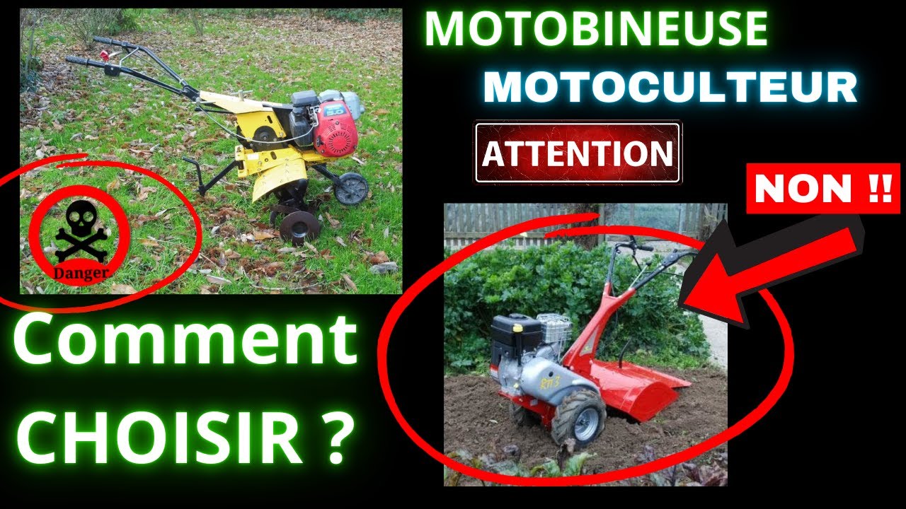 Comment Pourquoi et Quel Motobineuse MOTOCULTEUR choisir? Meilleur Einhell électrique? bien utiliser