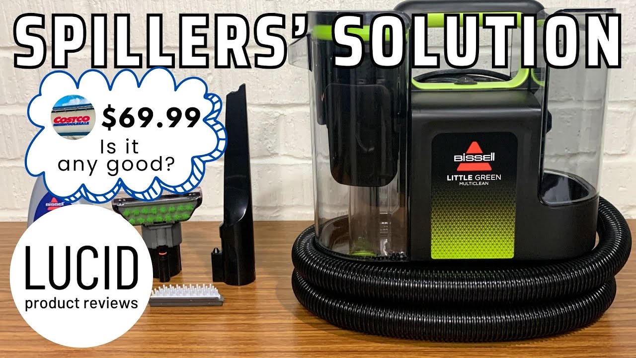 BISSELL Little Green Cordless Portable MultiClean Carpet Cleaner - Overview, How-to, Testing, Review