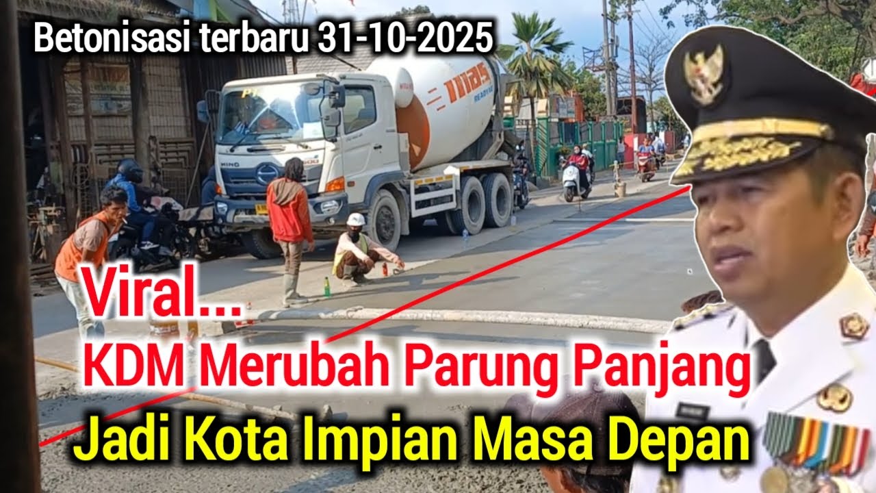 KDM MERUBAH PARUNG PANJANG‼️JADI KOTA IMPIAN MASA DEPAN.