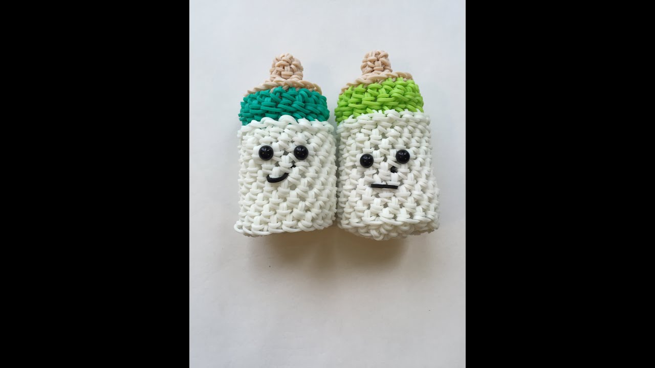 Baby Bottle Tutorial Rainbow Loom Kawaii Loomigurumi/Amigurumi Hook Only