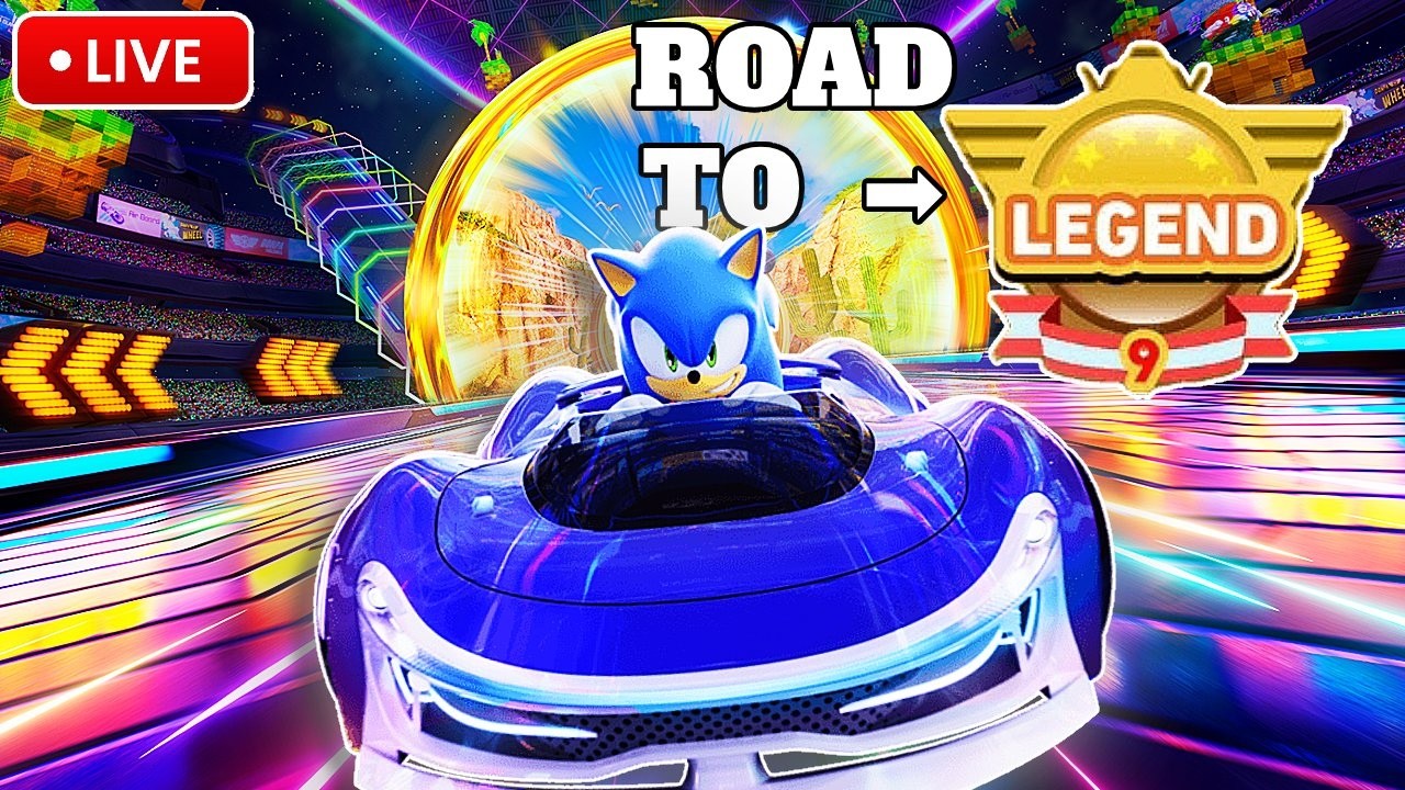 🔴Live - LEGEND RANK GRIND… This Gets SWEATY 😤 Sonic Racing CrossWorlds