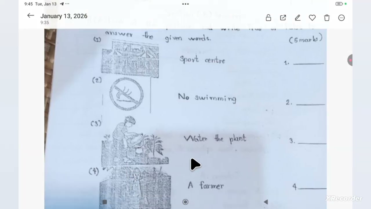 Grade 5 English 2025-2026 Sample Question ( Listening and Reading ) 