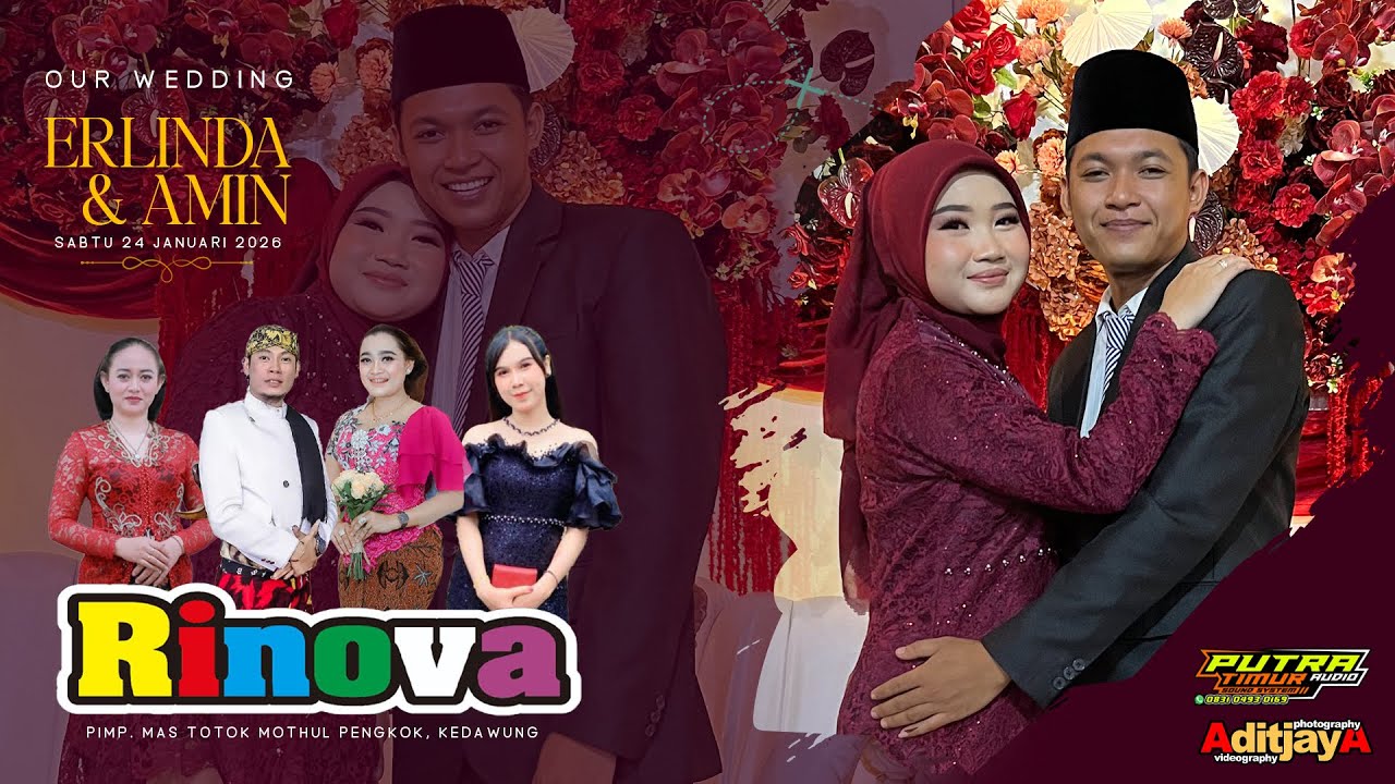 Live Rinova Entertainment Wedding ERLIN & AMIN - Putra Timur audio - Aditjaya Pict - Pengkok 24/1/26