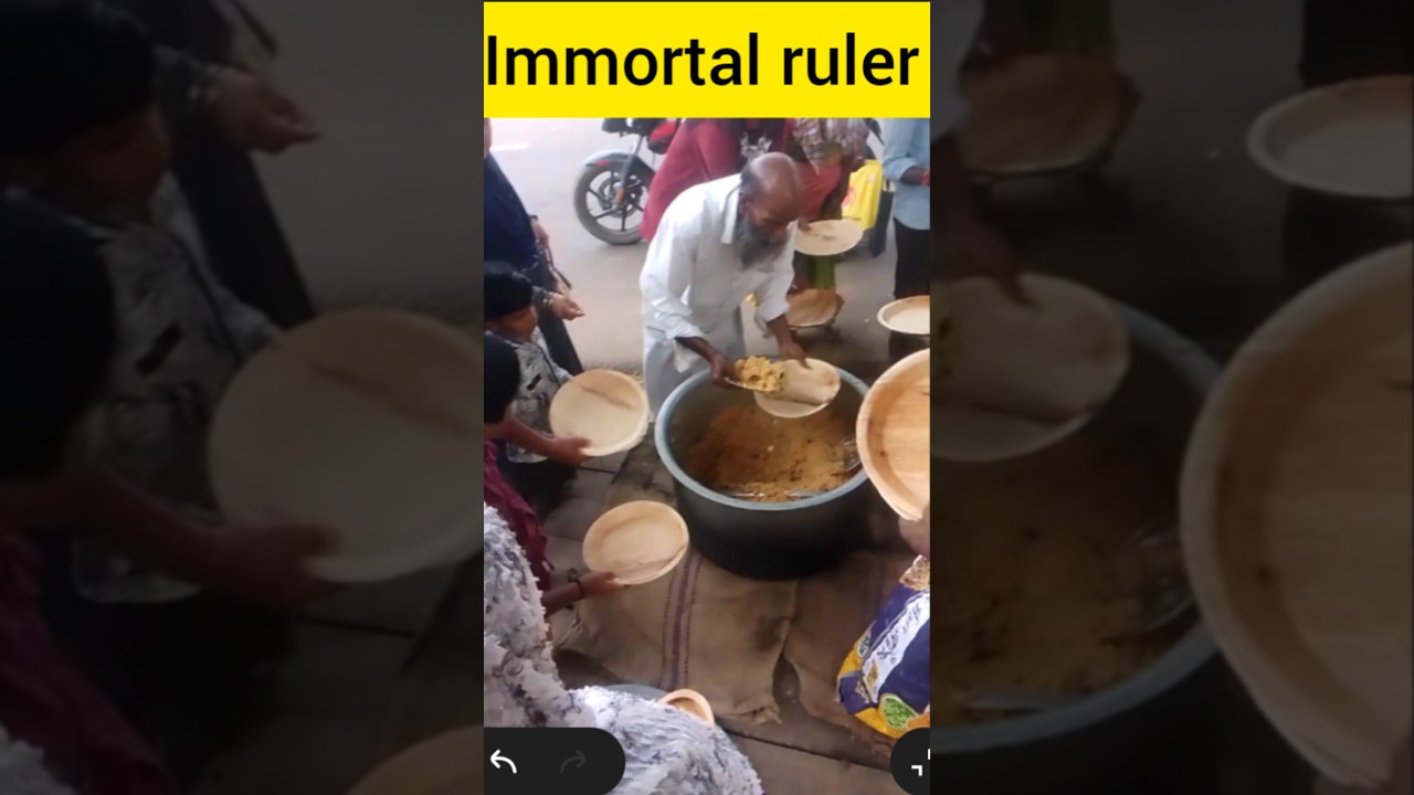 Immortal ruler மக்களின் பசிப்பிணி போக்கும் செயல்.#viral #tamil 