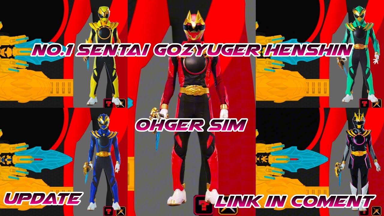 No.1 Sentai Gozyuger Henshin - Ohger Sim