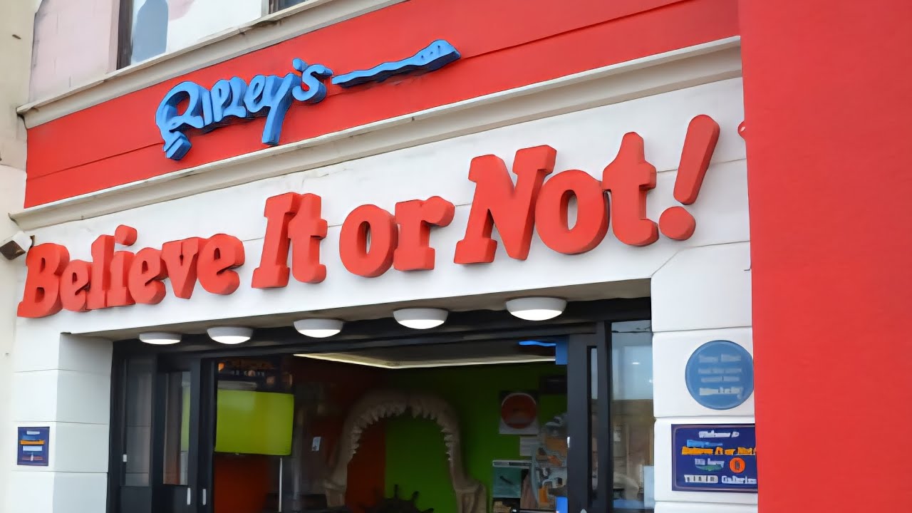 RIPLEY'S BELIEVE IT OR NOT BLACKPOOL 27TH APRIL 2025