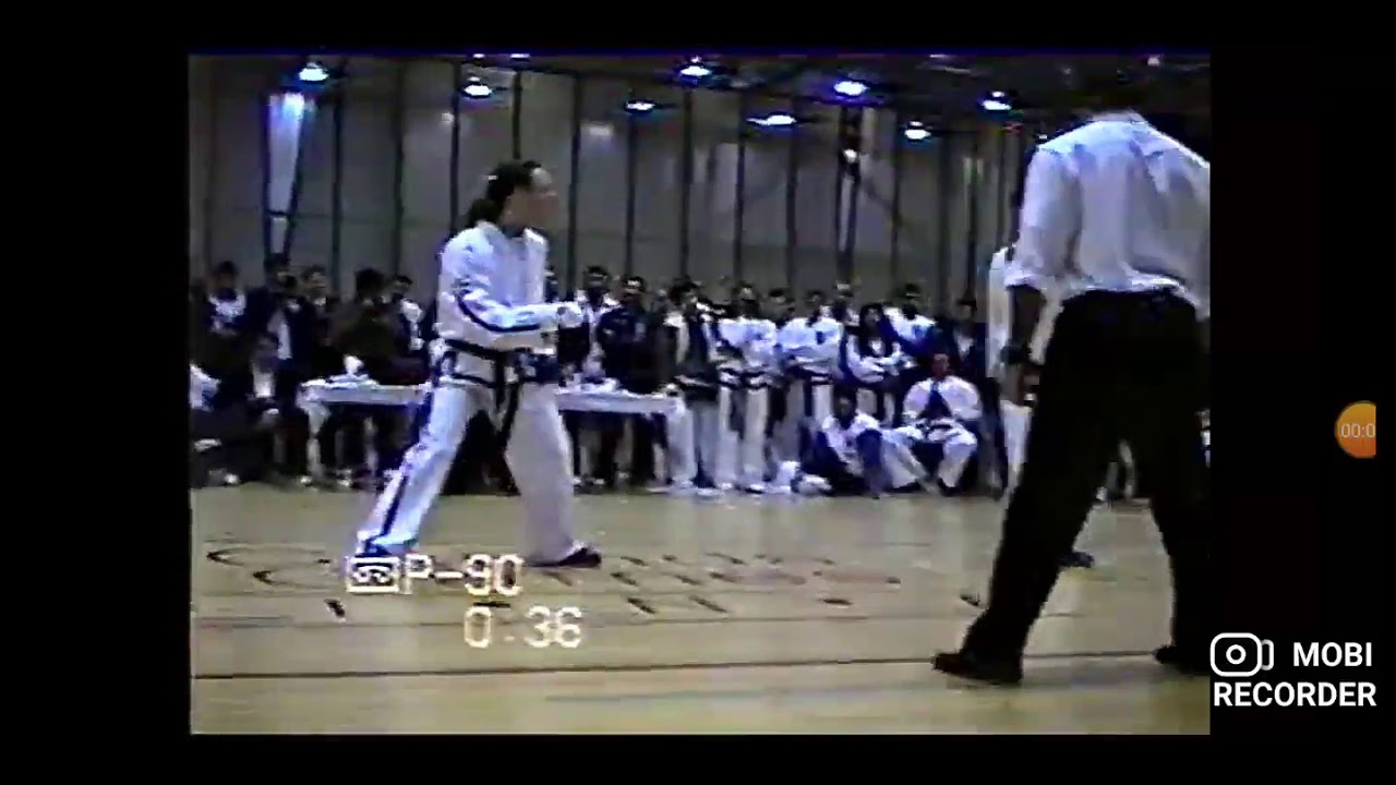 Paul Germain vs David Kerr Taekwondo ITF Final Panamerican Championships Regina 1996