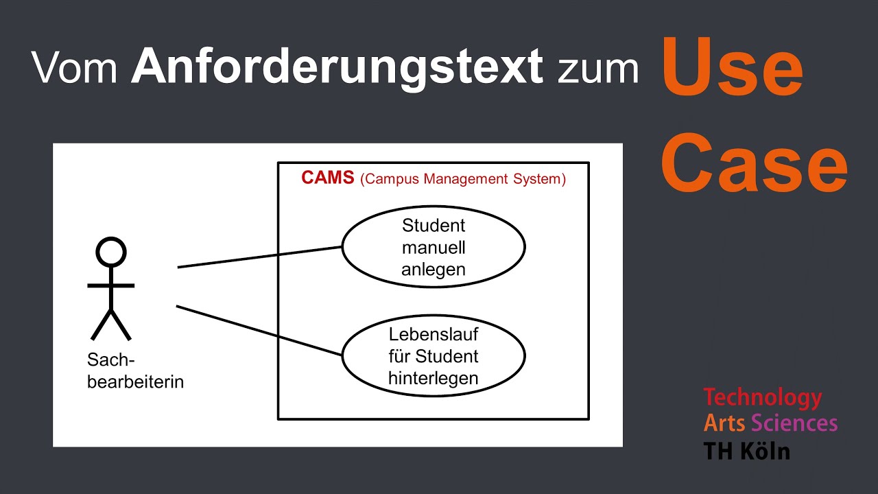 Vom Anforderungstext zum Use Case