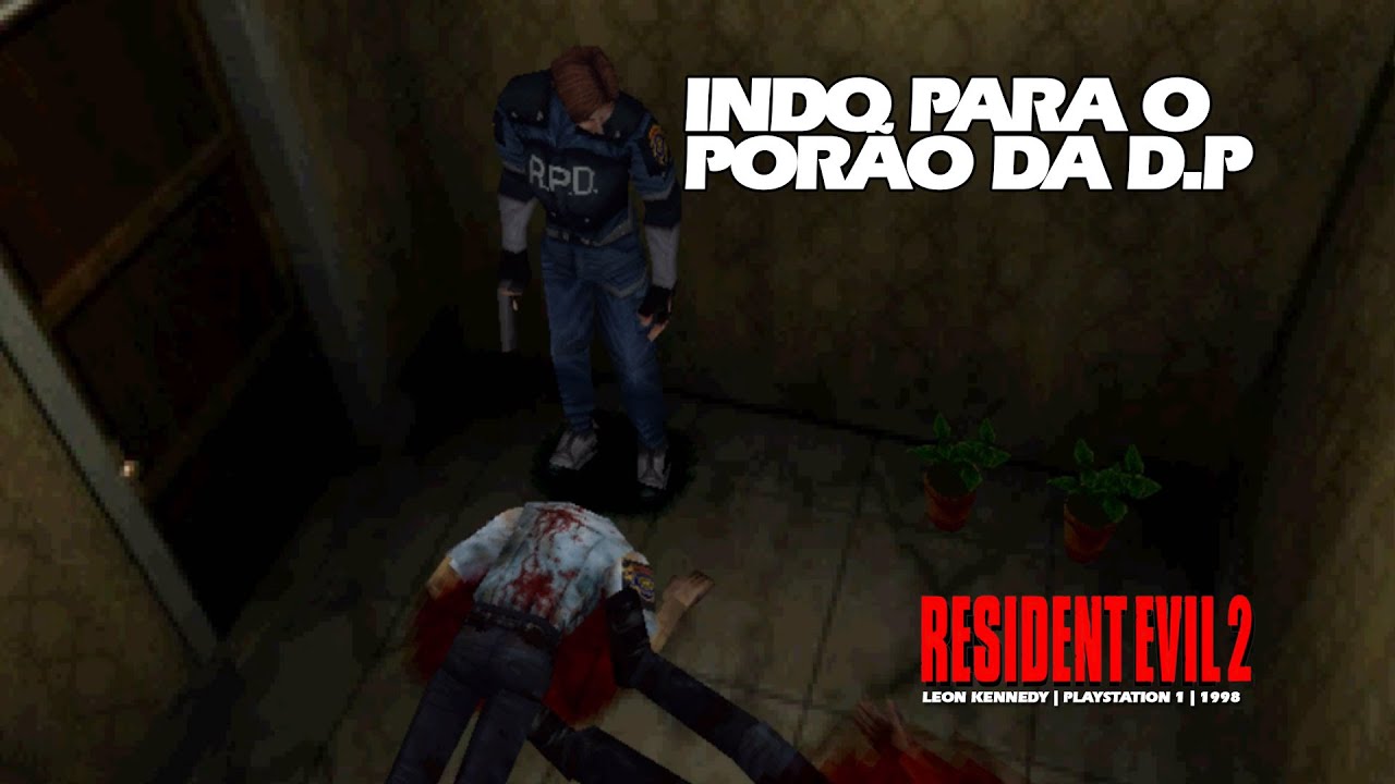 Chegamos no porão e reestabelecemos a energia - Resident Evil 2 (PS1) - 1998 | Leon | #05