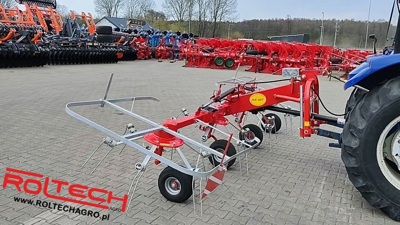 Przetrząsacz Pokosów 4-Wirnikowy 5,2m JAR-MET - ROLTECH Poniaty Wielkie