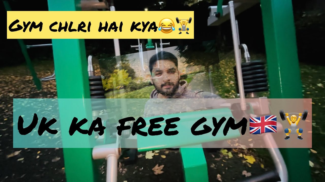 Workout in Jungle😂, Free gym in UK🇬🇧🏋️