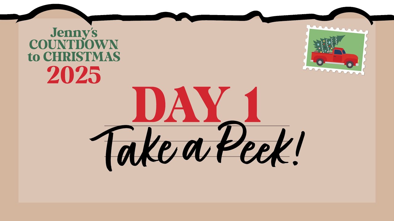 Jenny's Countdown to Christmas Box 2025 | Day 1 Unboxing