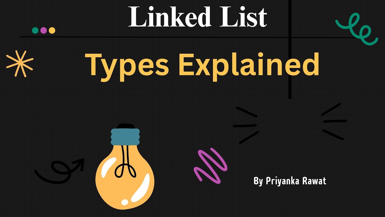 Linked List in Data Structure  |  Types of Linked List Explained  |    Singly vs Doubly vs Circular