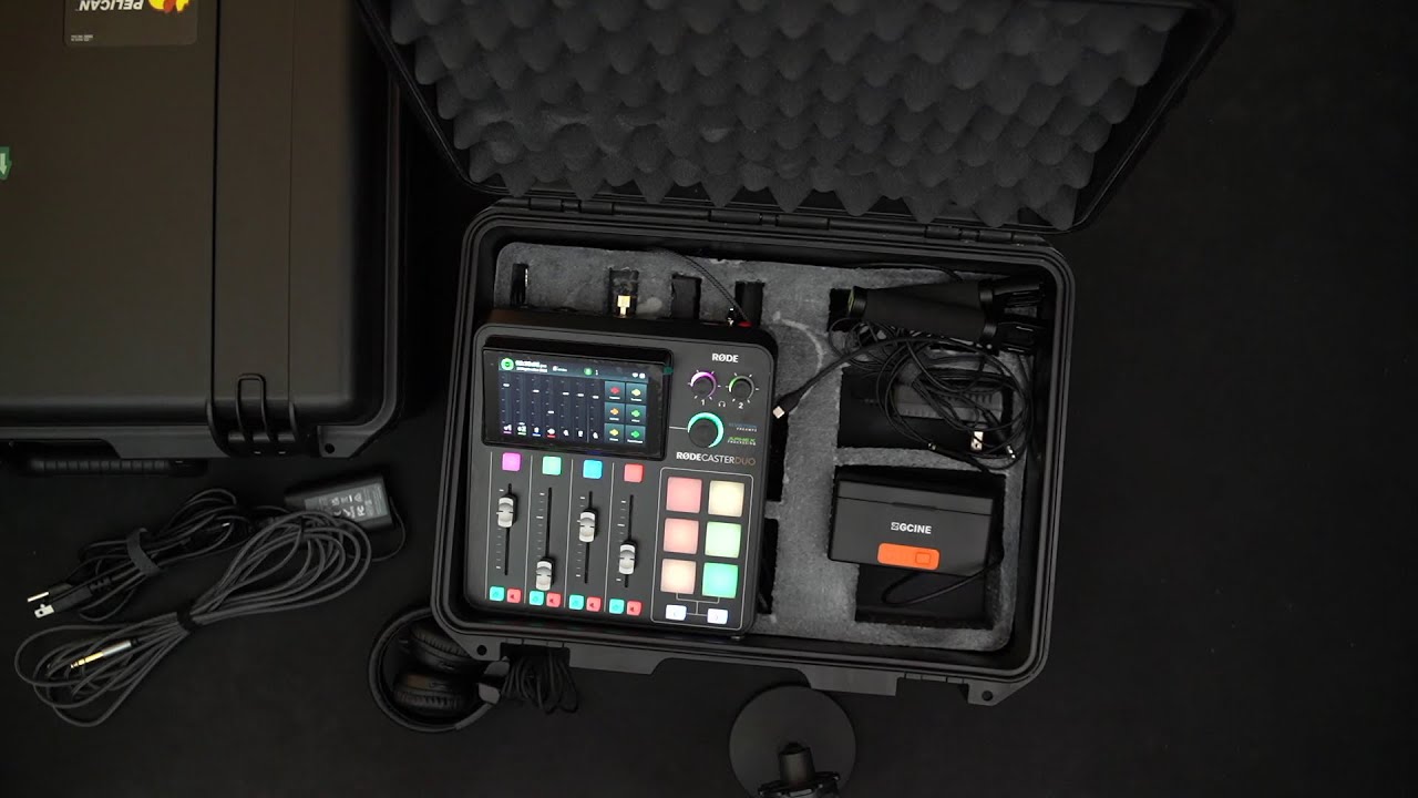 Portable Podcasting Box 6 - Rodecaster Duo