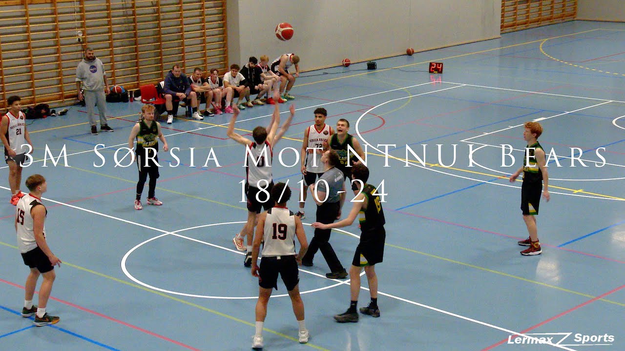 Basketball Seriespill 2024-25: 3M Basket: Sørsia mot NTNUI Bears - Munkvollhallen 18/10-2024