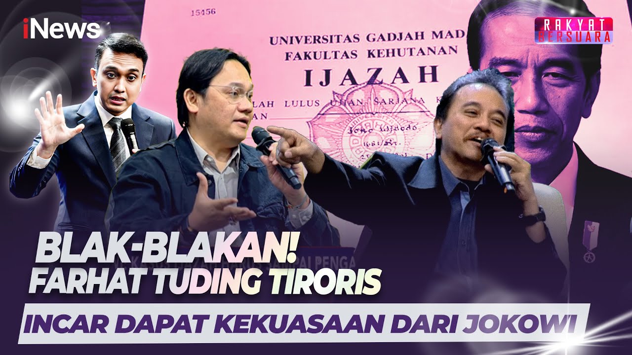 Farhat Tuding TiRoRis Incar Dapat Kekuasaan dari Jokowi, Roy Suryo Ngakak: Ngawur!