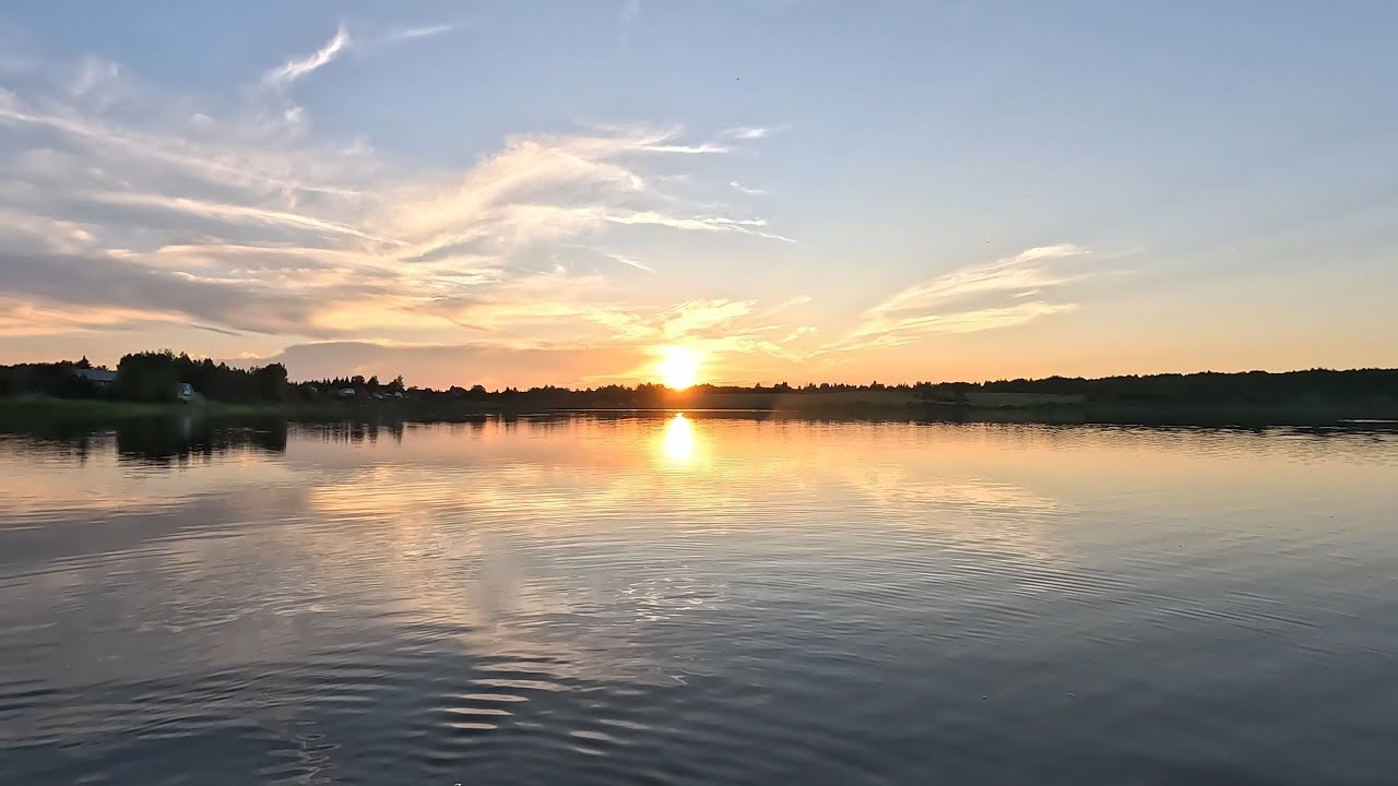 Прогулка на лодке Уфимка 260. Оз. Пениснарь. Закат🌞