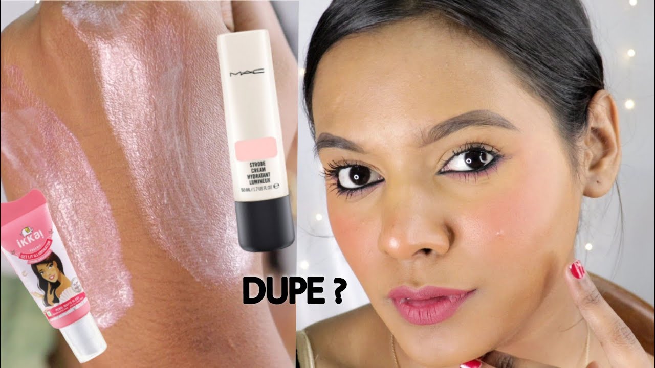 AFFORDABLE DUPE TO MAC STROBE CREAM| Ikkai Get Lit Illuminator | STROBE CREAM THAT Gives JUICY SKIN