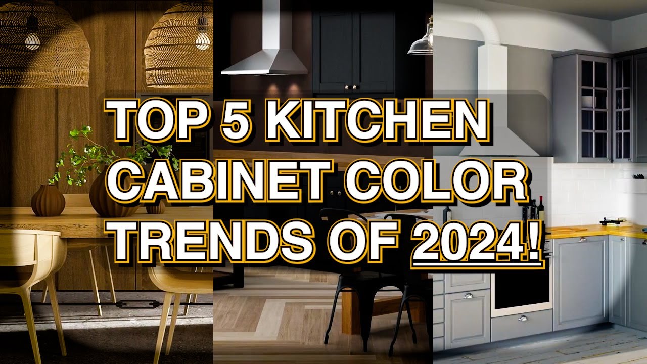 ⭐🏠 Top 5 Kitchen Cabinet Color Trends | Modern & Timeless Choices 🏠⭐