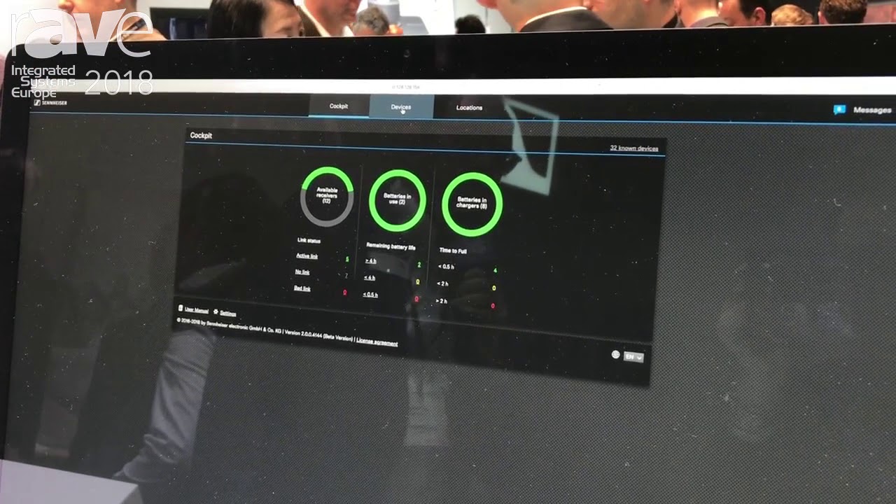ISE 2018: Sennheiser Shows Sennheiser Control Cockpit, a Digital Control System for Wireless Mics