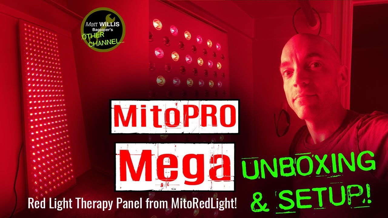 MitoPRO Mega - UNBOXING! HUGE Red Light Therapy Panel from MitoRedLight!