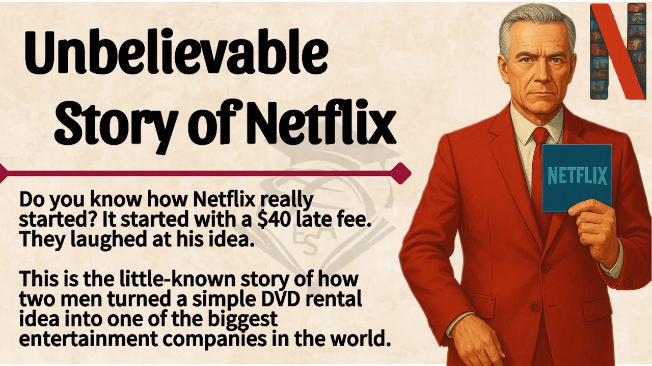 Unbelievable￼ Story of Netflix 🎬 | 📖 Graded Reader 🎧English Listening Practice ✅Story for Motivation