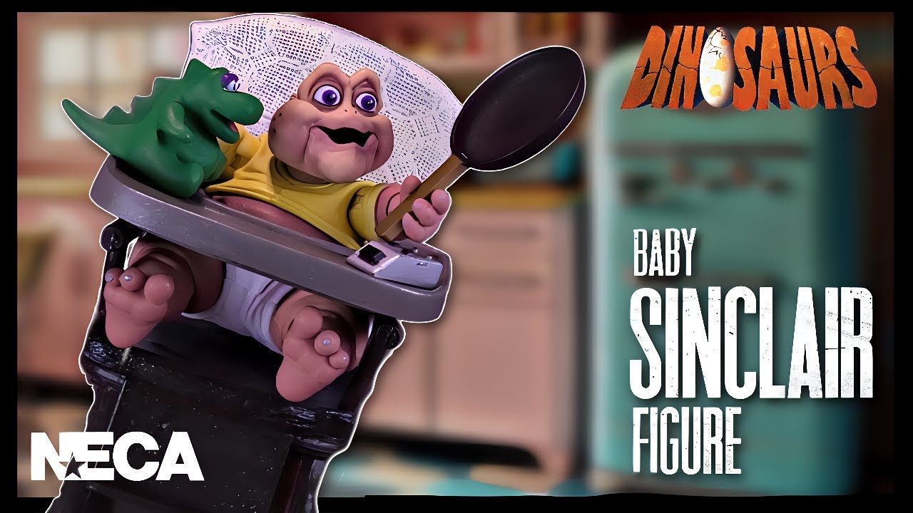 NECA Dinosaurs Baby Sinclair Figure @The Review Spot