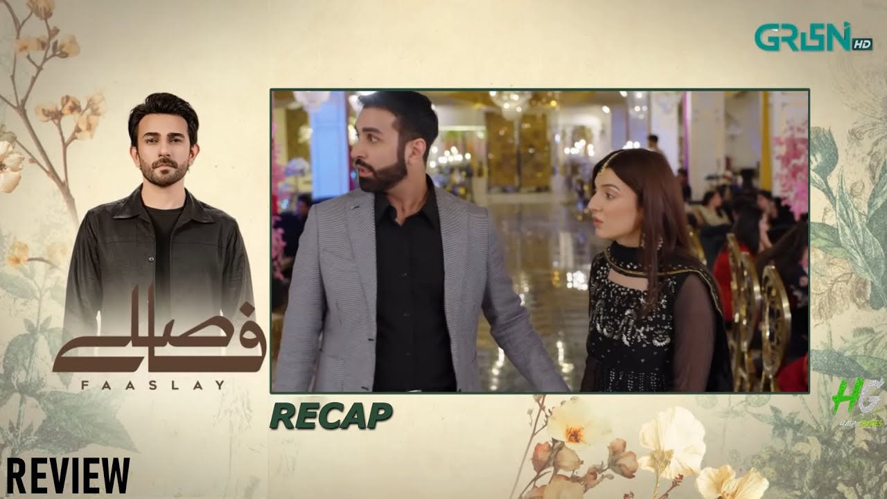 Faaslay Episode 25 | Ali Ansari - Saboor Aly | Digitally Powered by Padel + ISB | HD Full Ep Review