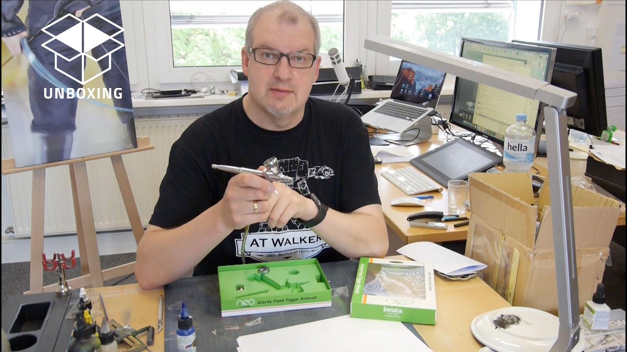 Airbrush TV 64: Iwata Neo TRN 1im Test / Review