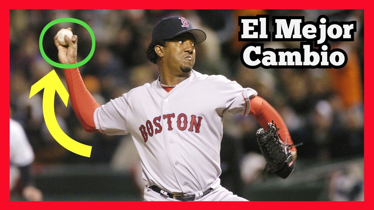 Педро Мартинес демонстрирует свой крученый мяч и чейндж-ап, лучший питчер в Главной лиге бейсбола