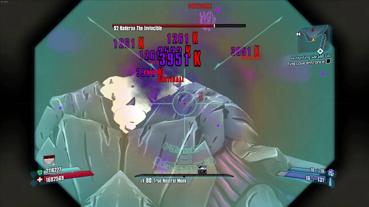 Borderlands 2 Deputy Sal using World Burn and Pimpernel vs  OP10 Haderax