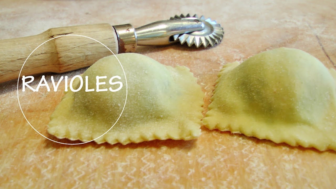 COMO HACER RAVIOLES CASEROS a los dos quesos y espinacas | Acqua Rosa Recetas