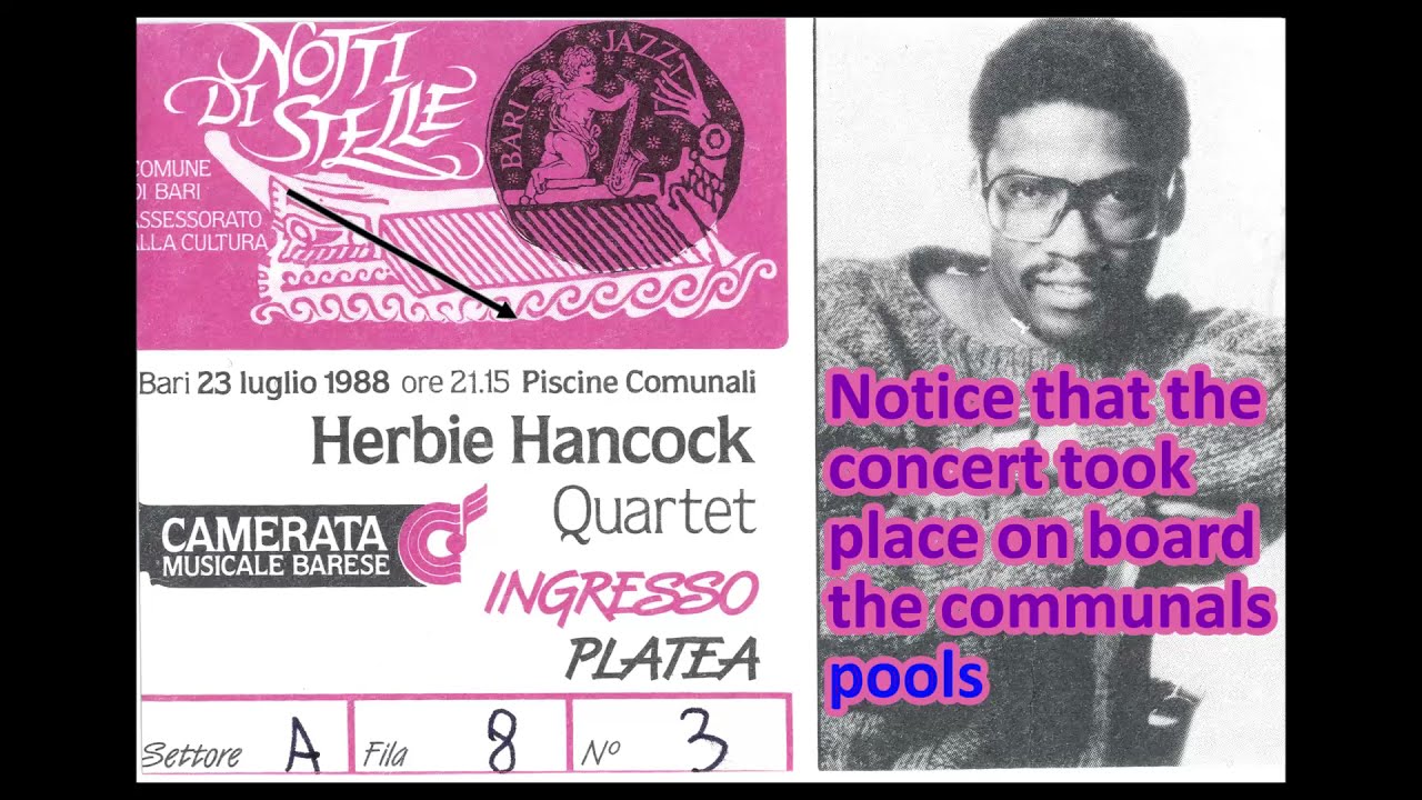 The Herbie Hancock Quartet – Air Dancing – Live in Bari Italy, July 1988