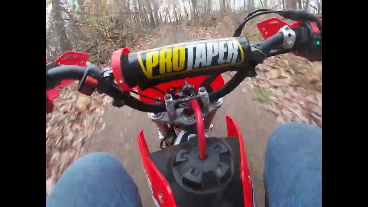 Wathen fall party pit bike race( Justin c- Joel K 