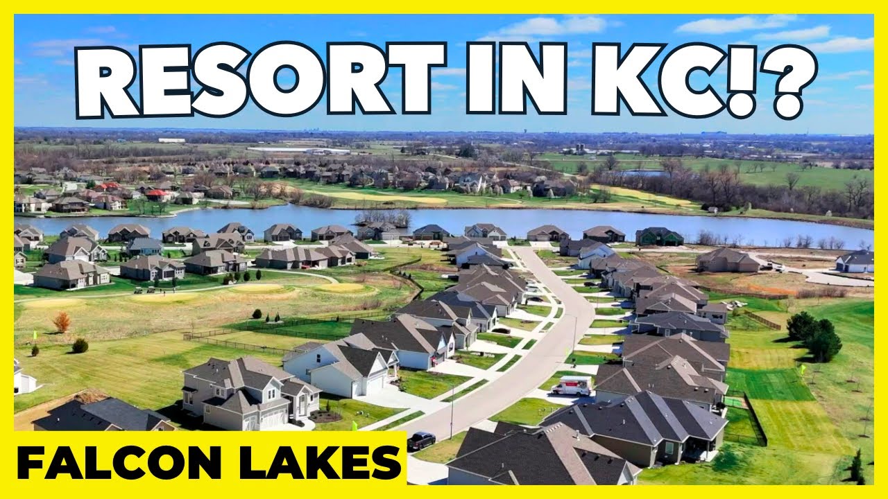 Massive New Homes In KANSAS CITY's Secret Paradise (Falcon Lakes in Basehor, KS)