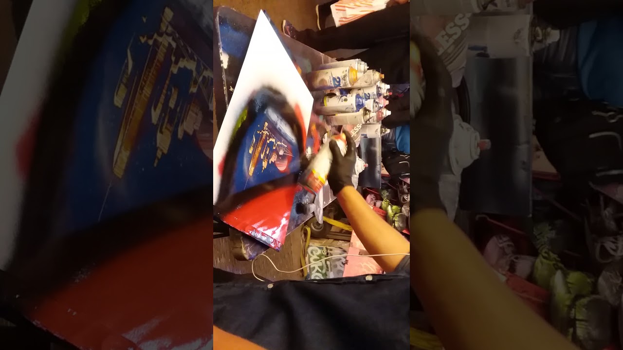 Uno de los mejores artistas pintando