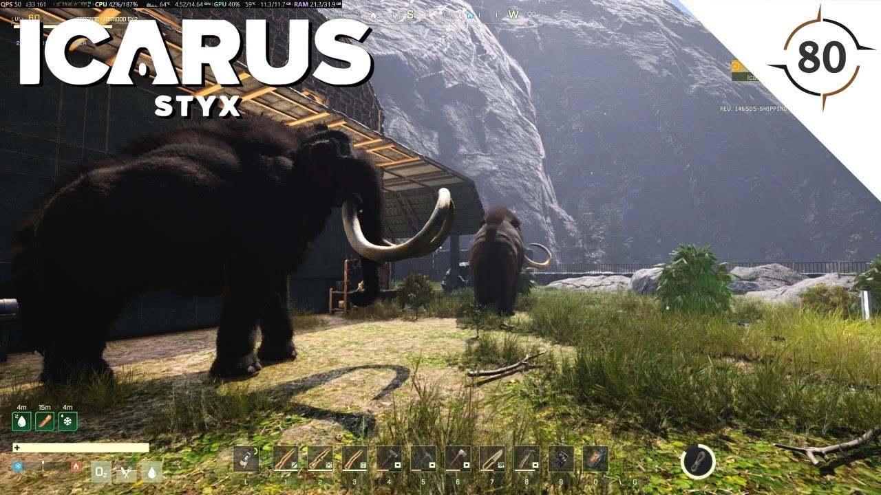 OS MAMUTES CRESCERAM 🦣 ICARUS Gameplay PT-BR EP80