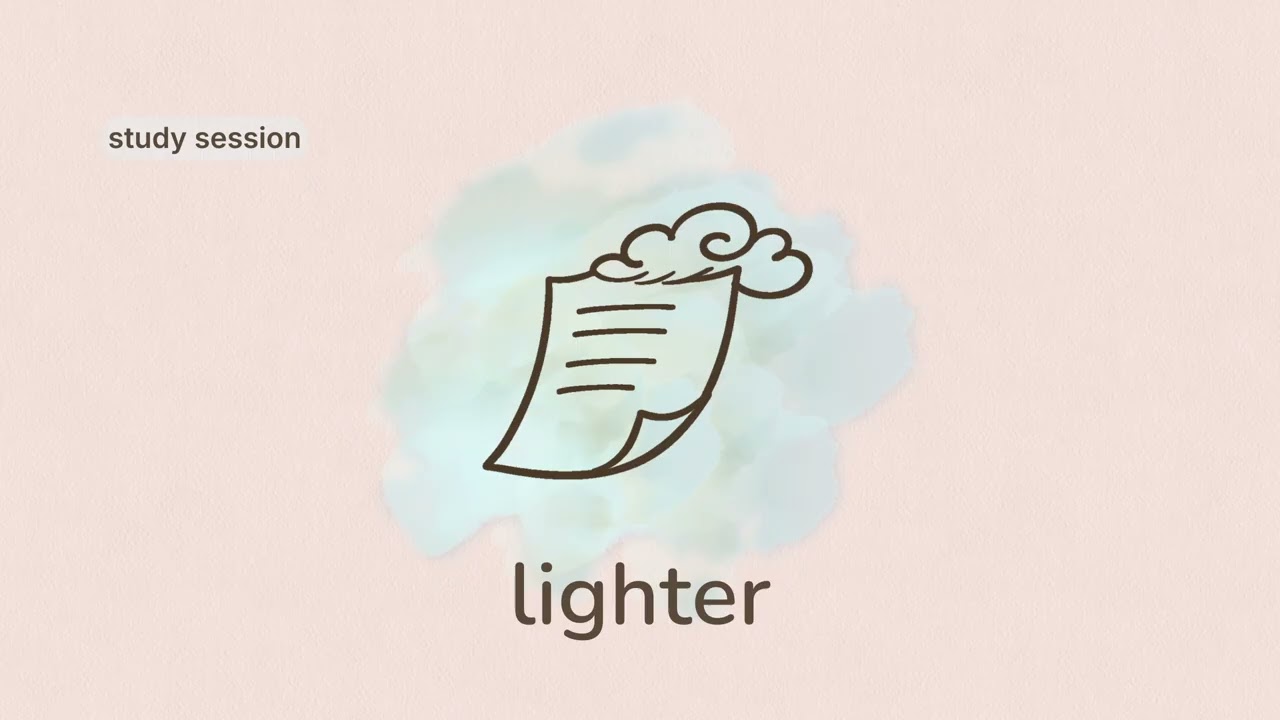the list gets lighter | study session · 3 hours