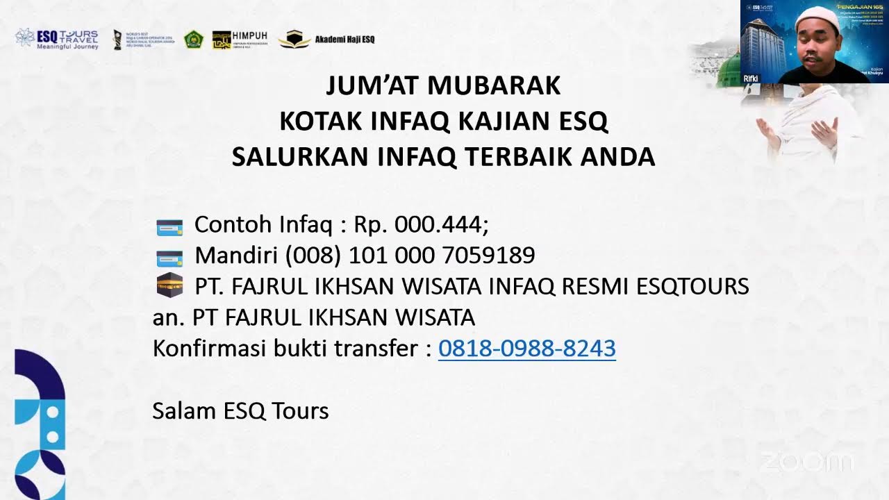 AL HAKIIM AKADEMI HAJI ESQ - KAJIAN TAFSIR ASMAUL HUSNA: