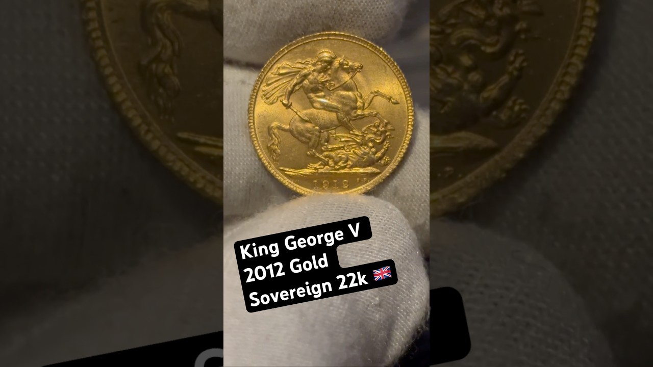 1912 Gold Sovereign Coin George V 22k
