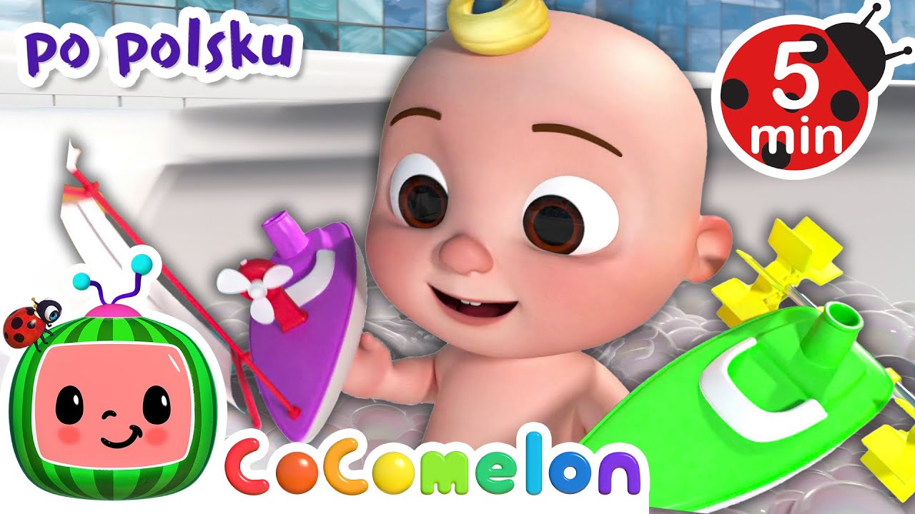 Piosenka kąpielowa | CoComelon po polsku 🍉🎶 Piosenki dla dzieci