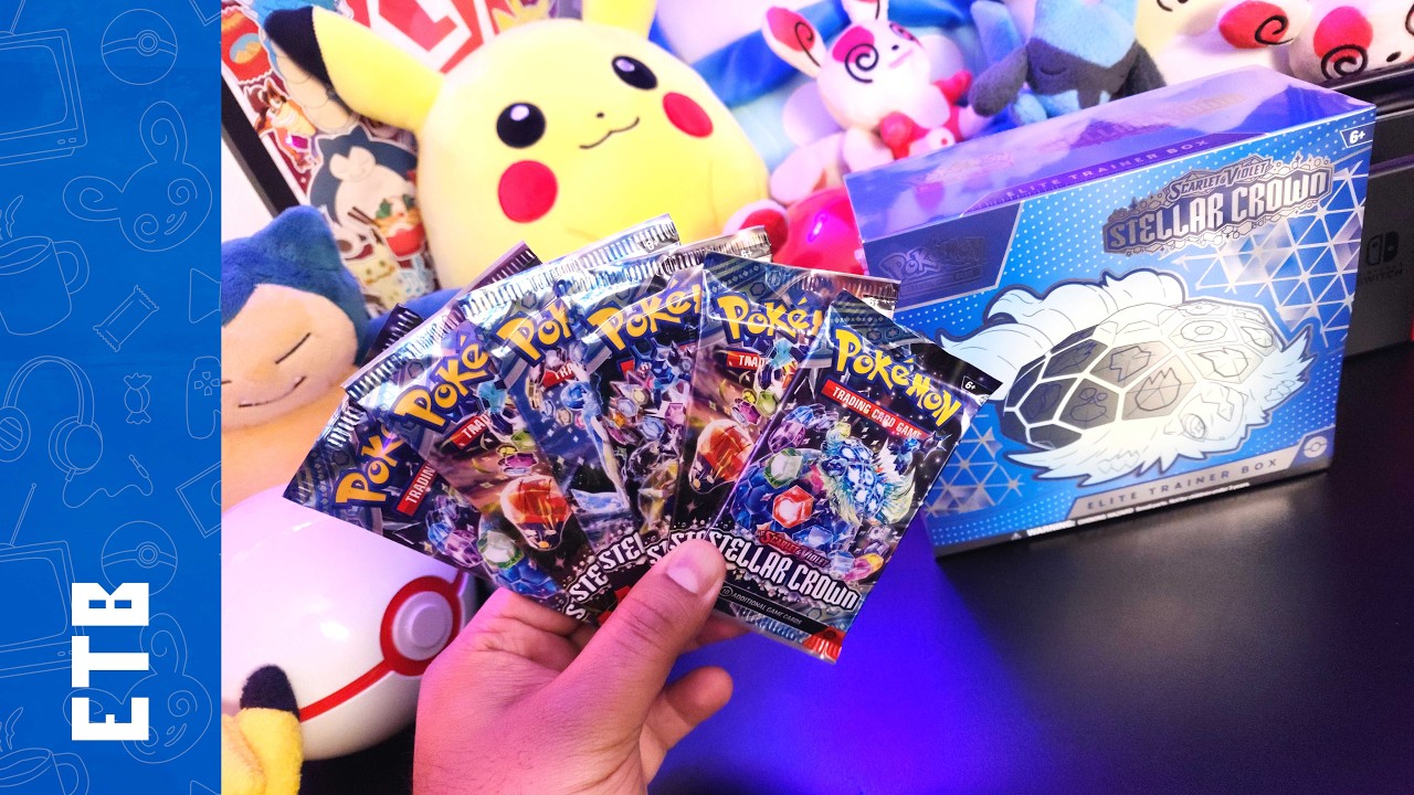 THE CROWN JEWELS! 👑 Opening A Pokémon STELLAR CROWN Elite Trainer Box!