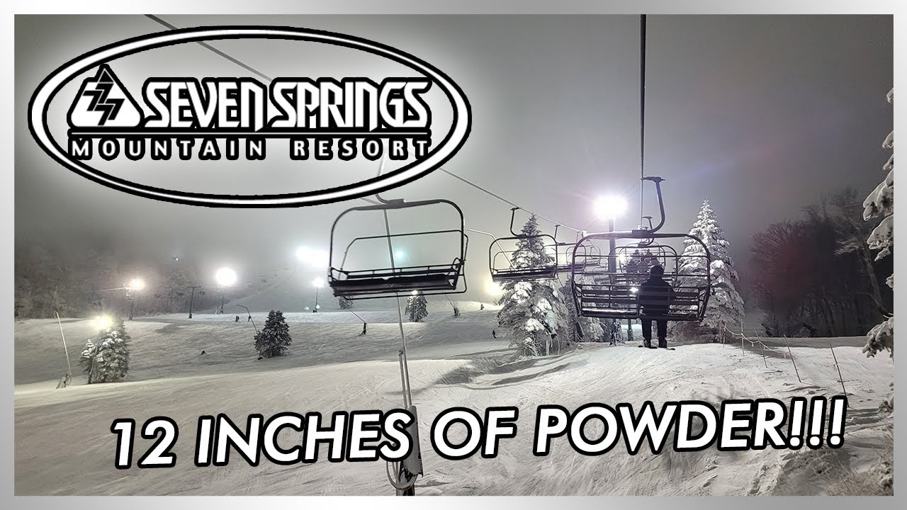 ПОКОРЯЕМ ЧЕРНЫЕ АЛМАЗЫ НА ГОРНОМ КУРОРТЕ SEVEN SPRINGS!!!
