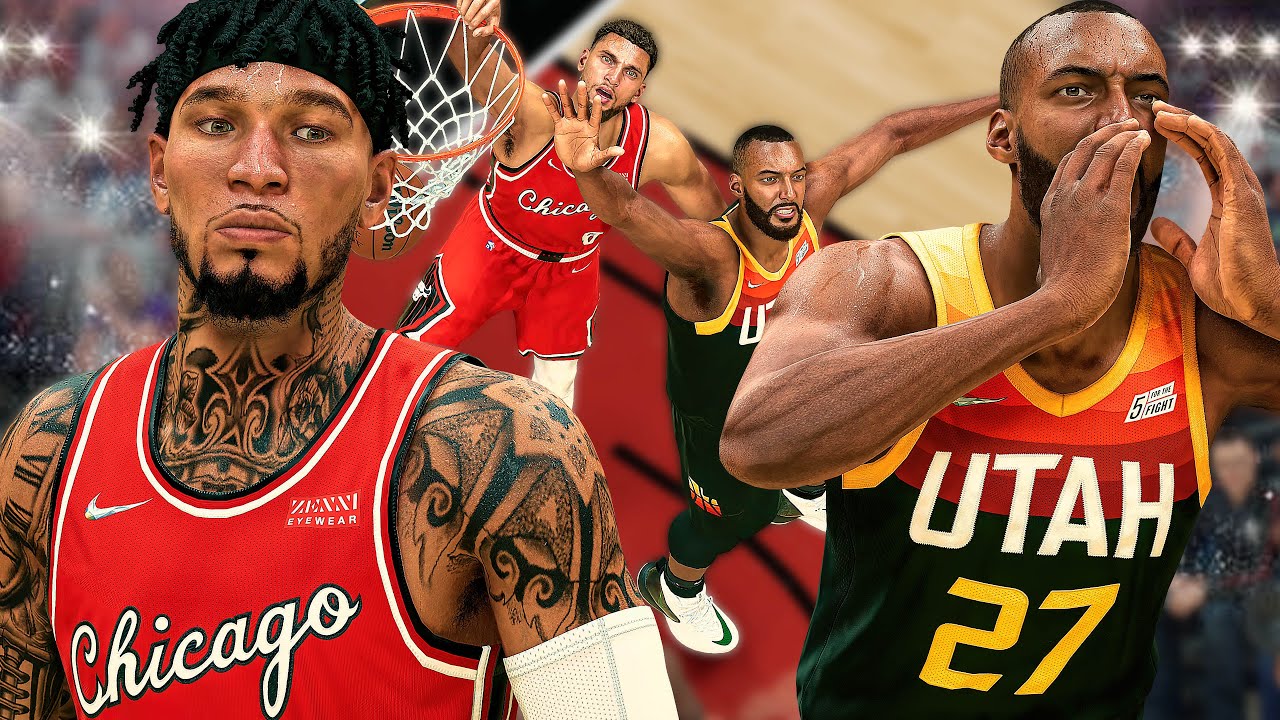 LVP SHUTS DOWN Rudy Gobert! Zach Lavine Contact Dunk On Rudy Gobert!