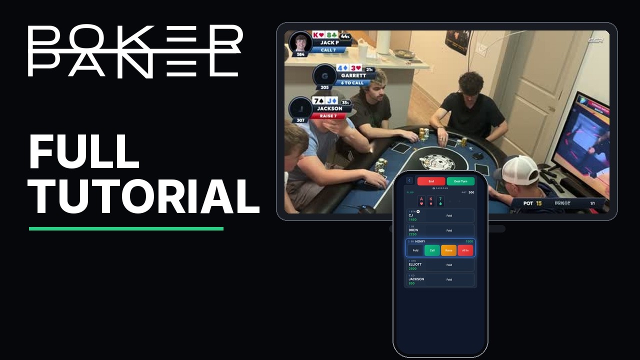 How to Livestream Your Home Poker Games | Poker Panel Tutorial