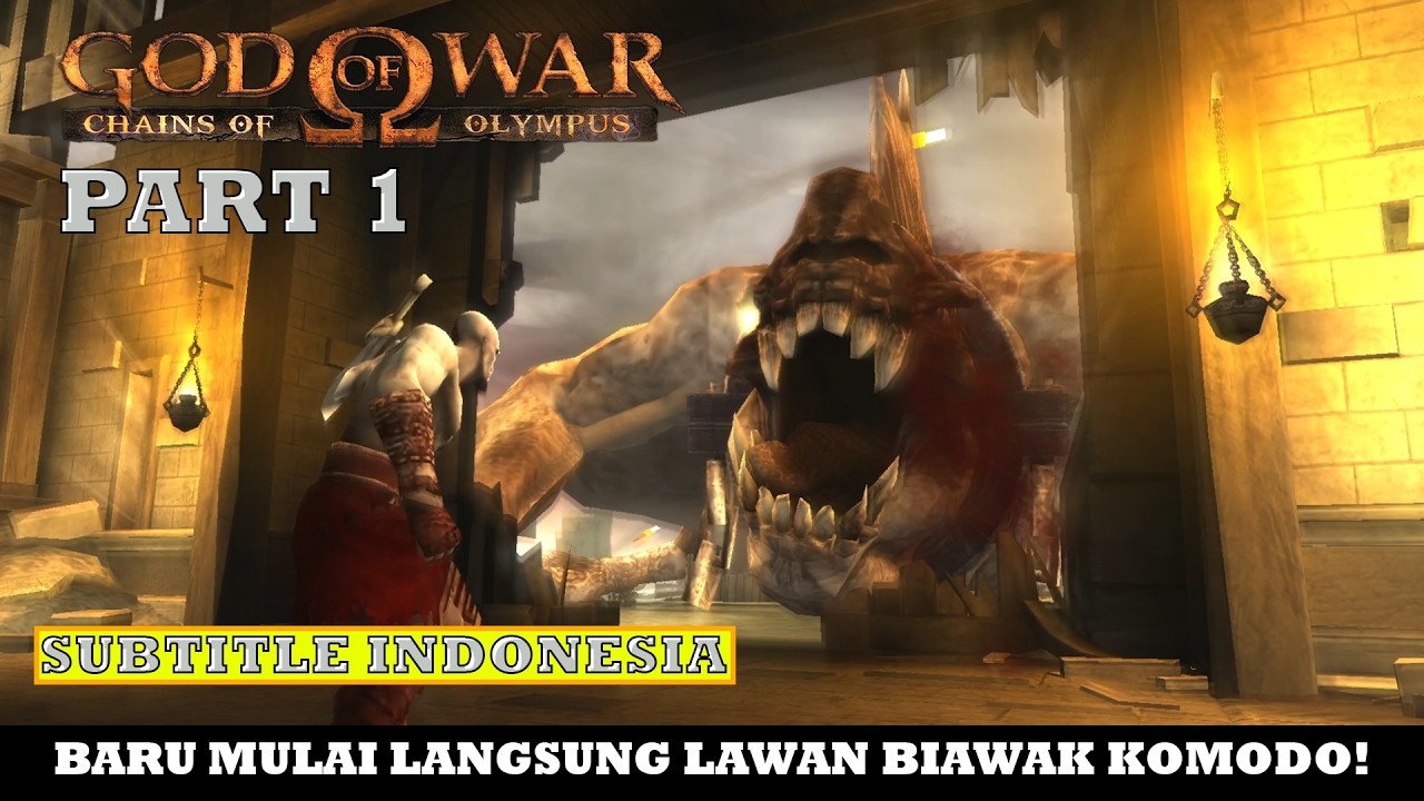 Kratos Pergi Untuk Balas Dendam!!! - God Of War Chain Of Olympus Indonesia -  [SUB INDO] Part 1